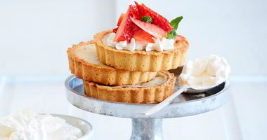 Рецепт Тарталеток с клубникой и сливочным кремом