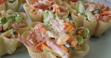 Рецепт Тарталеток с корейской морковью