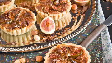 Рецепт Тарталеток с кремом франжипани и инжиром