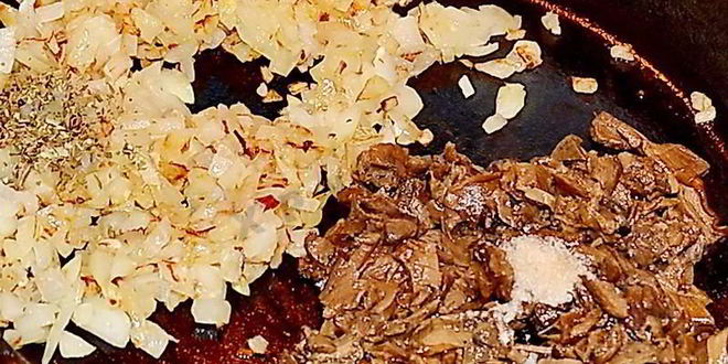 Рецепт тарталеток с курицей и грибами