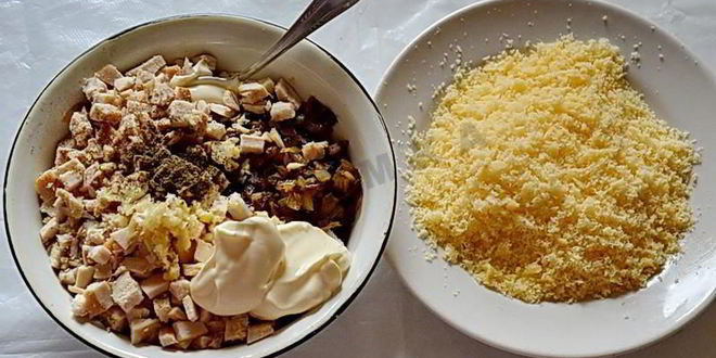 Рецепт тарталеток с курицей и грибами