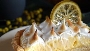 Рецепт Тарталеток с лимонно-лаймовым кремом и меренгой