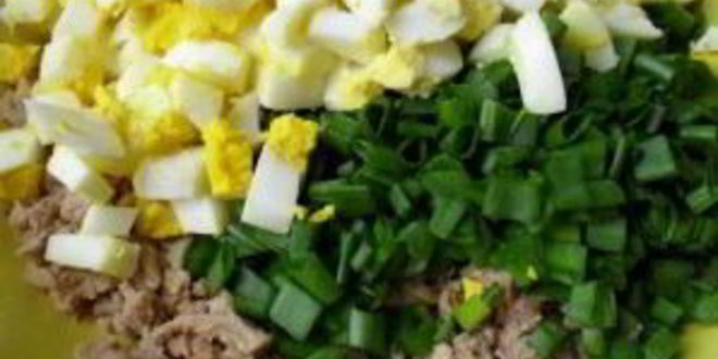 Рецепт тарталеток с печенью трески и яйцом