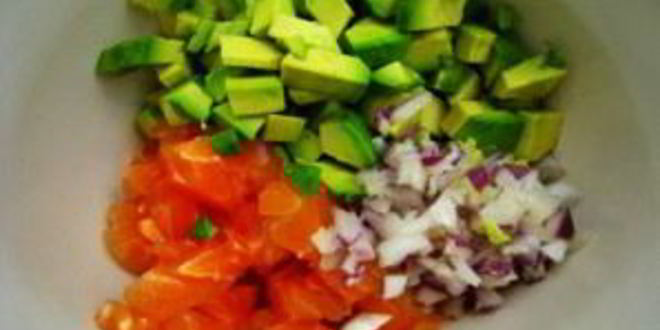 Рецепт тарталеток с семгой и авокадо