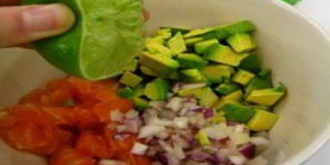 Рецепт тарталеток с семгой и авокадо