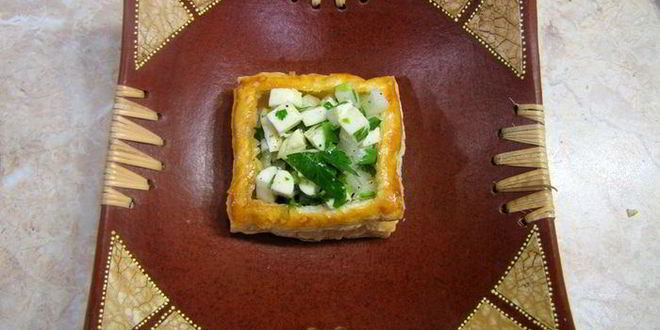 Рецепт тарталеток с семгой и форелью