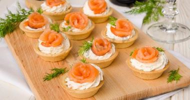 Рецепт Тарталеток с семгой и сыром