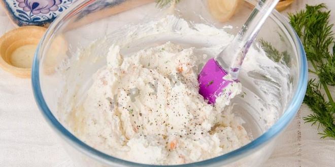 Рецепт тарталеток с семгой и сыром