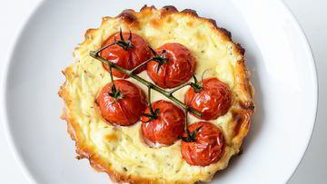 Рецепт Тарталеток с сыром и помидорами