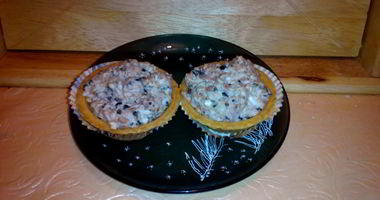 Рецепт Тарталеток с ветчинно-сырной закуской