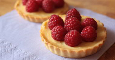 Рецепт Тарталеток с заварным кремом и ягодами