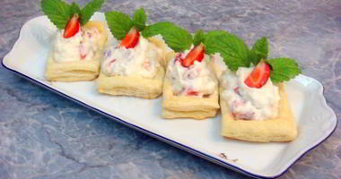 Рецепт Тарталеток сладких со сливочно-фруктовым кремом