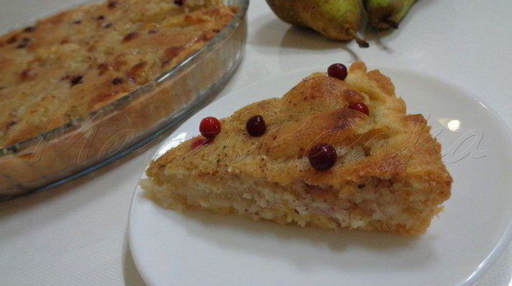 Как приготовить грушевый тарт под миндально-ванильным кремом