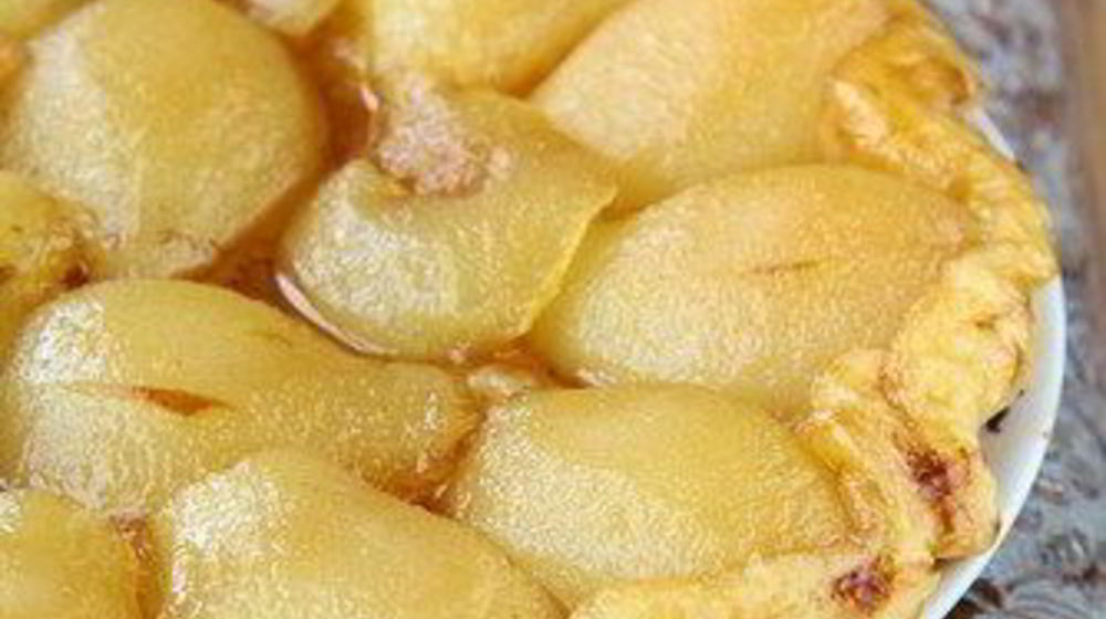 Как приготовить грушевый тарт татен со слоеным тестом