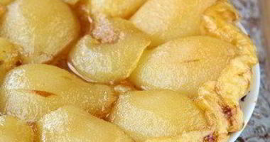 Рецепт Грушевого тарта татен со слоеным тестом