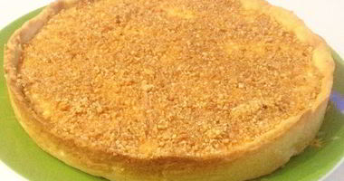 Рецепт Лимонного тарта с крем-фрешем и миндалем