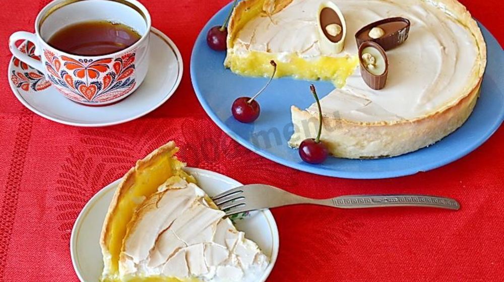 Как приготовить лимонный тарт с меренгой