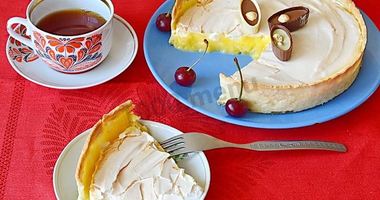 Рецепт Лимонного тарта с меренгой