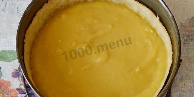 Рецепт лимонного тарта с меренгой