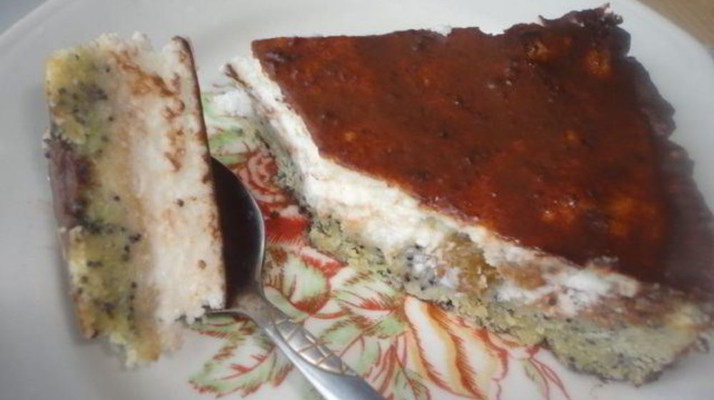 Как приготовить маковый тарт с творожным суфле и ганашем