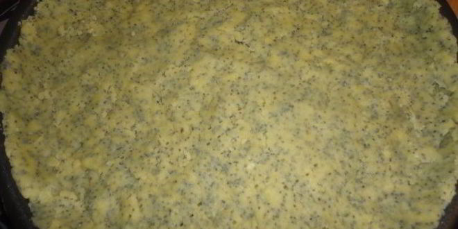 Рецепт макового тарта с творожным суфле и ганашем