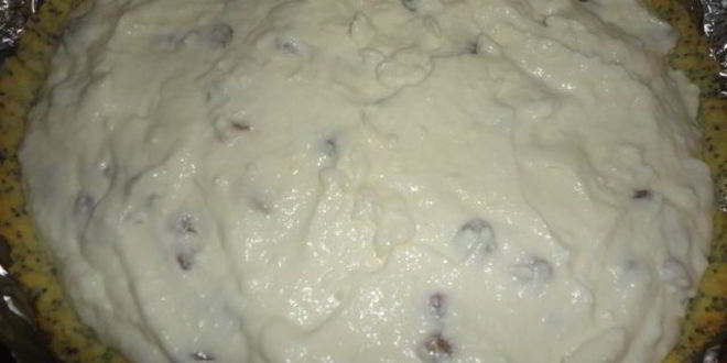 Рецепт макового тарта с творожным суфле и ганашем