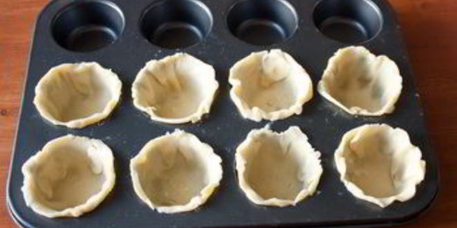 Рецепт мини-тартов с картофелем и ветчиной