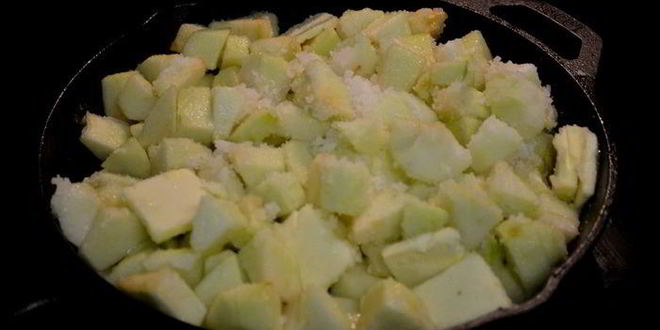 Рецепт перевернутого яблочного тарта