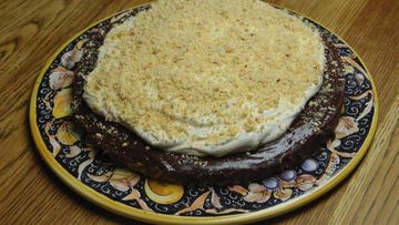 Рецепт Шоколадна-орехового тарт