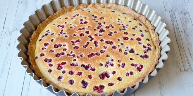 Рецепт тарта с брусникой