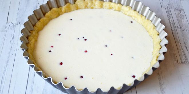 Рецепт тарта с брусникой