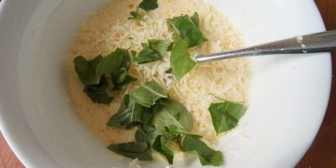 Рецепт тарта с кабачком и базиликом на слоеном тесте