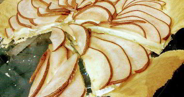 Рецепт Тарта с камамбером и грушей