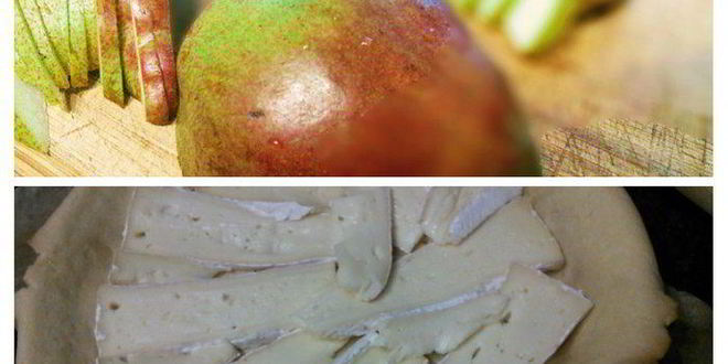 Рецепт тарта с камамбером и грушей