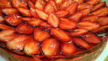 Рецепт Тарта с клубникой и белым шоколадом