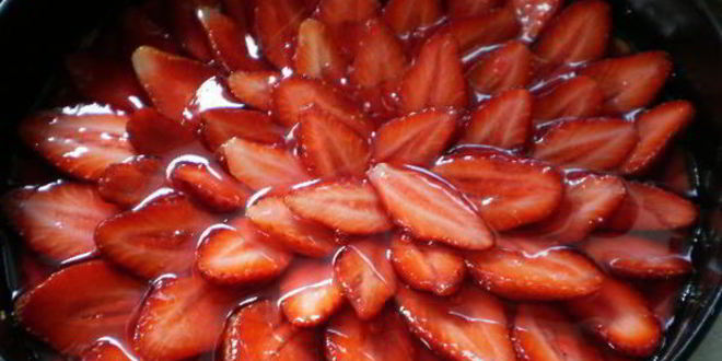 Рецепт тарта с клубникой и белым шоколадом