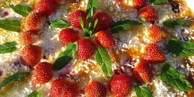 Рецепт тарта с клубникой