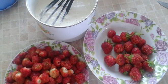 Рецепт тарта с клубникой