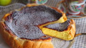 Рецепт Тарта с нежной творожно-ванильной начинкой