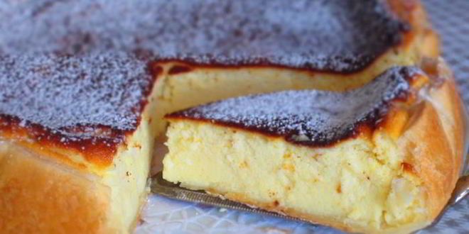 Рецепт тарта с нежной творожно-ванильной начинкой