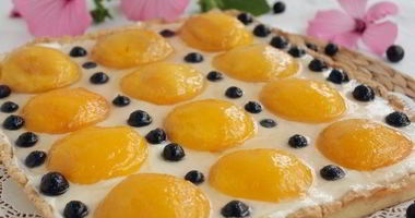 Рецепт Тарта с персиками