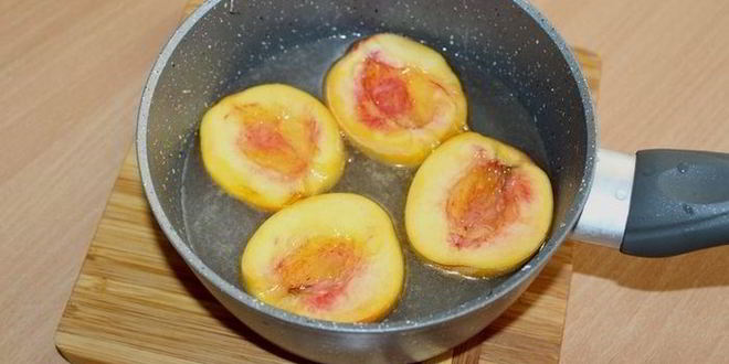 Рецепт тарта с персиками