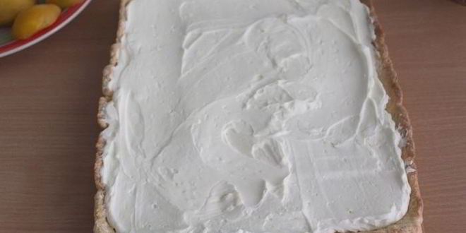 Рецепт тарта с персиками