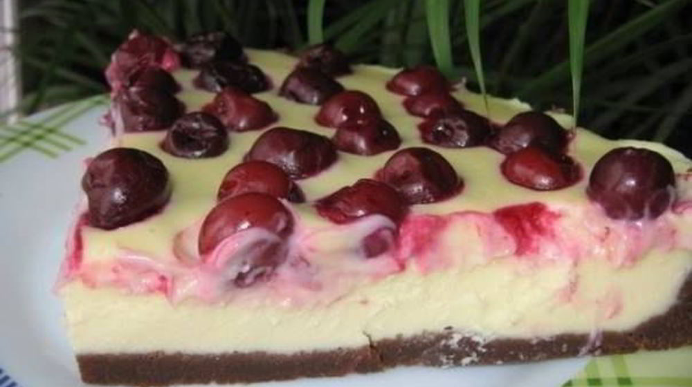 Как приготовить тарт с творогом и вишней