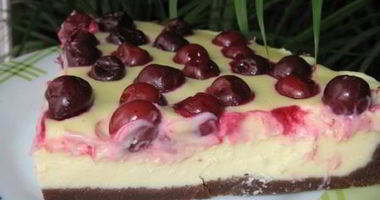 Рецепт Тарта с творогом и вишней