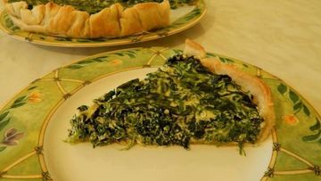 Рецепт Тарта со шпинатом и рикоттой