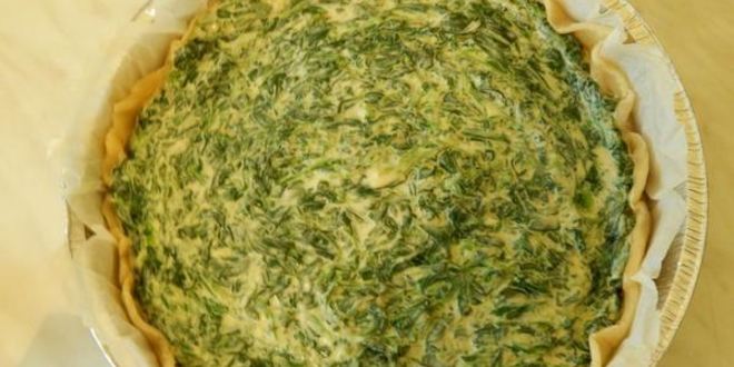 Рецепт тарта со шпинатом и рикоттой