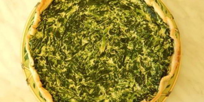 Рецепт тарта со шпинатом и рикоттой