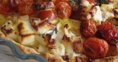 Рецепт Тарта Сырно-томатный