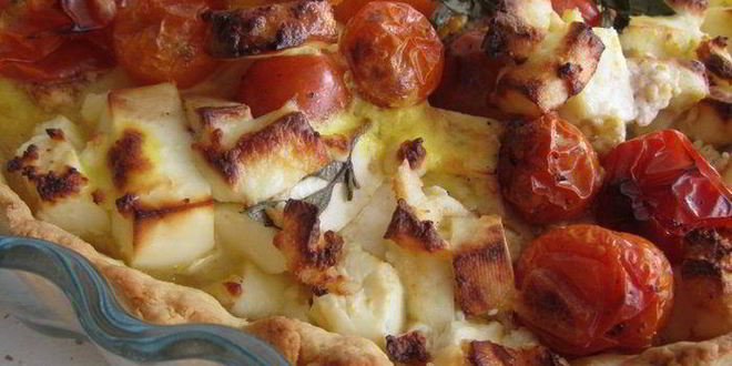 Рецепт тарта сырно-томатный